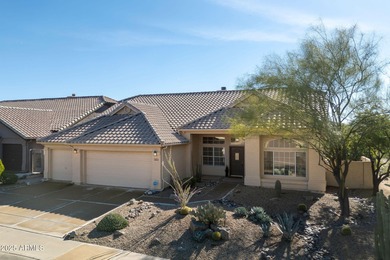 Nestled in Troon North's Echo Ridge, this residence boasts an on Troon Country Club in Arizona - for sale on GolfHomes.com, golf home, golf lot