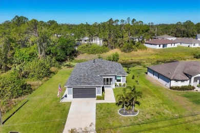 NOT FLOOD ZONE! 
VERY PRIVATE WATERFRONT VIEWS! BUILT in  2022! on Bobcat Trail Golf Club in Florida - for sale on GolfHomes.com, golf home, golf lot
