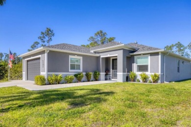 NOT FLOOD ZONE! 
VERY PRIVATE WATERFRONT VIEWS! BUILT in  2022! on Bobcat Trail Golf Club in Florida - for sale on GolfHomes.com, golf home, golf lot