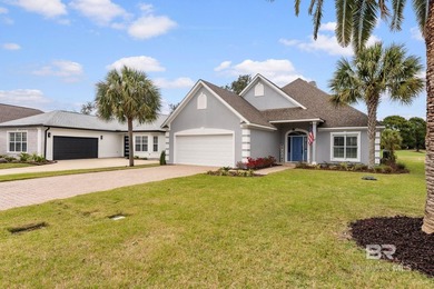 Beautiful open floorpan with soaring ceiling on the #5 fairway on Peninsula Golf and Racquet Club in Alabama - for sale on GolfHomes.com, golf home, golf lot