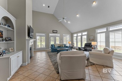 Beautiful open floorpan with soaring ceiling on the #5 fairway on Peninsula Golf and Racquet Club in Alabama - for sale on GolfHomes.com, golf home, golf lot