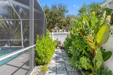 Gorgeous pool home in the gated resort-style community of on Apollo Beach Golf and Sea Club in Florida - for sale on GolfHomes.com, golf home, golf lot