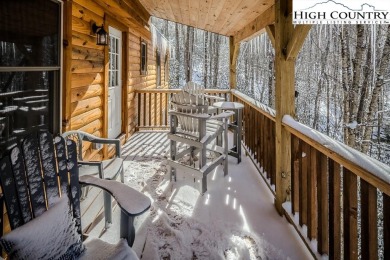 This charming Creekside cabin offers the perfect blend of on Beech Mountain Club in North Carolina - for sale on GolfHomes.com, golf home, golf lot