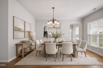 This light and bright Kenwood Villa sparkles with gleaming on Old Chatham Golf Club in North Carolina - for sale on GolfHomes.com, golf home, golf lot