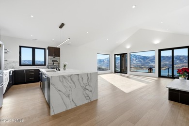 Outstanding views in this high-quality new build perched above on Talisker Club At Tuhaye in Utah - for sale on GolfHomes.com, golf home, golf lot