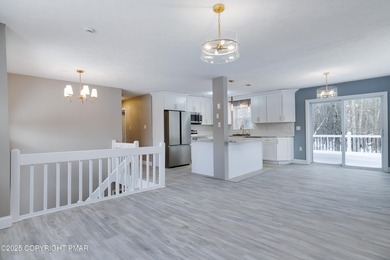 It's turnkey and ready for you to move in! Spacious, fully on Pocono Farms Country Club in Pennsylvania - for sale on GolfHomes.com, golf home, golf lot