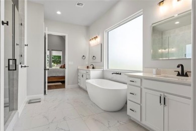 Welcome to your luxury retreat--this nearly new one-story home on The Patriot in Oklahoma - for sale on GolfHomes.com, golf home, golf lot