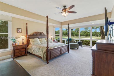 Tucked away on a quiet cul-de-sac just steps from the clubhouse on Long Cove Club in South Carolina - for sale on GolfHomes.com, golf home, golf lot