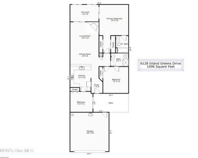 Welcome home 6128 Inland Greens Drive in nestled in the amenity on Inland Greens Golf Course in North Carolina - for sale on GolfHomes.com, golf home, golf lot