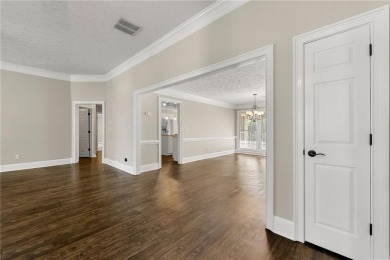 Recently renovated ranch home with, new deck and newer roof is on Honey Creek Country Club in Georgia - for sale on GolfHomes.com, golf home, golf lot