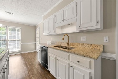 Recently renovated ranch home with, new deck and newer roof is on Honey Creek Country Club in Georgia - for sale on GolfHomes.com, golf home, golf lot