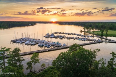 Water view homesite in the beautiful, and highly desirable on Sound Golf Links at Albemarle Plantation in North Carolina - for sale on GolfHomes.com, golf home, golf lot