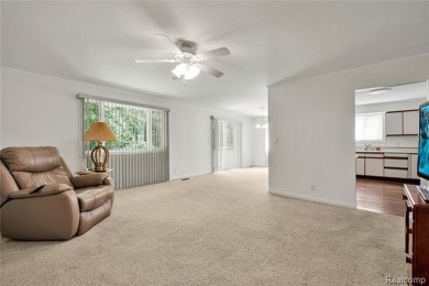 Charming ranch home on 2.58 acres in a peaceful country setting on Lyon Oaks Golf Course in Michigan - for sale on GolfHomes.com, golf home, golf lot
