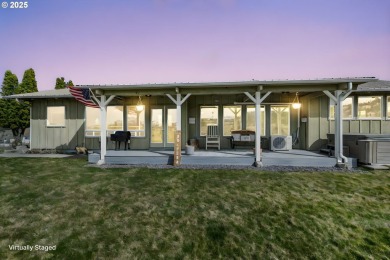 Enjoy the beauty of this custom built home that overlooks the on John Day Golf Club in Oregon - for sale on GolfHomes.com, golf home, golf lot