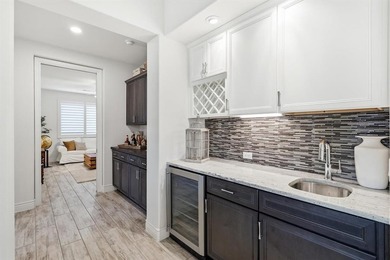 Perfectly situated on the tee box of the fourth hole of the West on Wildhorse Golf Club of Robson Ranch in Texas - for sale on GolfHomes.com, golf home, golf lot