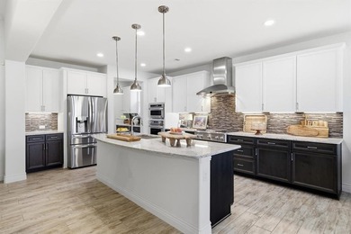 Perfectly situated on the tee box of the fourth hole of the West on Wildhorse Golf Club of Robson Ranch in Texas - for sale on GolfHomes.com, golf home, golf lot