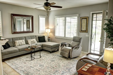 An immaculate home with 2 primary suites plus a powder room in on Indian Palms Country Club and Resort in California - for sale on GolfHomes.com, golf home, golf lot