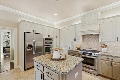 This impeccably maintained, golf-course-backed retreat overlooks on Bridlewood Golf Course in Texas - for sale on GolfHomes.com, golf home, golf lot