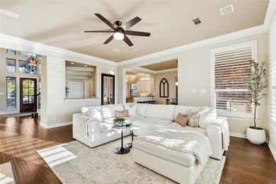 This impeccably maintained, golf-course-backed retreat overlooks on Bridlewood Golf Course in Texas - for sale on GolfHomes.com, golf home, golf lot