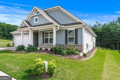 Fall in love with this like new, craftsman style home in Lake on The Highlands Course at Lake Arrowhead in Georgia - for sale on GolfHomes.com, golf home, golf lot