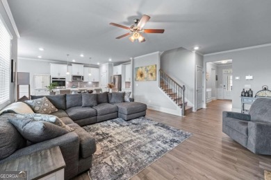 Fall in love with this like new, craftsman style home in Lake on The Highlands Course at Lake Arrowhead in Georgia - for sale on GolfHomes.com, golf home, golf lot