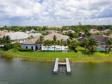 Welcome to 11885 Via Salerno Way, an exquisite waterfront on Miromar Lakes Golf Club in Florida - for sale on GolfHomes.com, golf home, golf lot