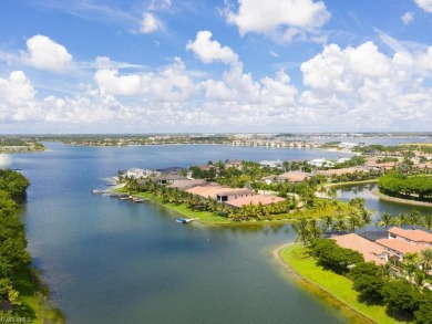 Welcome to 11885 Via Salerno Way, an exquisite waterfront on Miromar Lakes Golf Club in Florida - for sale on GolfHomes.com, golf home, golf lot