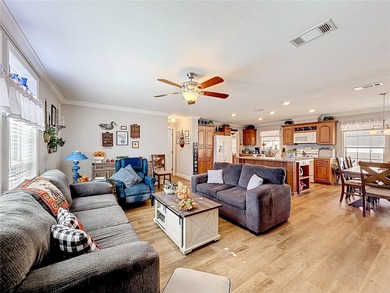 INTRODUCING this VERY unique, yet MODERN, hurricane RESISTANT on Lily Lake Golf and RV Resort in Florida - for sale on GolfHomes.com, golf home, golf lot