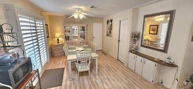 This move-in ready, fully furnished 2-bedroom, 2-bathroom on Palm Desert Greens Country Club in California - for sale on GolfHomes.com, golf home, golf lot