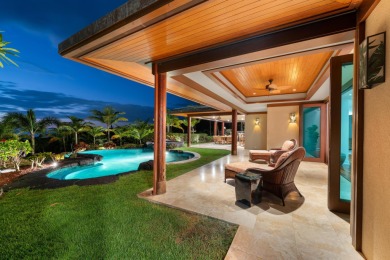 This exceptional two-story custom home offers 4 bedrooms, 4 full on Kona Country Club Golf Course in Hawaii - for sale on GolfHomes.com, golf home, golf lot