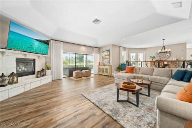 This delightful 3-bedroom, 3-bath home with a spectacular den on Fiddlesticks Country Club in Florida - for sale on GolfHomes.com, golf home, golf lot