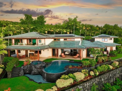 This exceptional two-story custom home offers 4 bedrooms, 4 full on Kona Country Club Golf Course in Hawaii - for sale on GolfHomes.com, golf home, golf lot