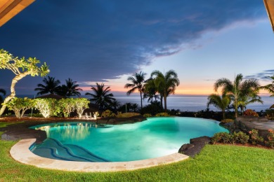 This exceptional two-story custom home offers 4 bedrooms, 4 full on Kona Country Club Golf Course in Hawaii - for sale on GolfHomes.com, golf home, golf lot