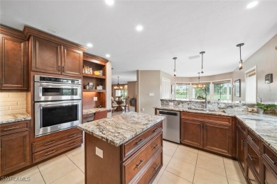 This delightful 3-bedroom, 3-bath home with a spectacular den on Fiddlesticks Country Club in Florida - for sale on GolfHomes.com, golf home, golf lot