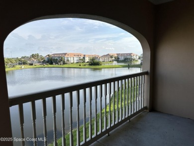 Water views from the living area and bedroom. Balcony on Indian River Colony Club in Florida - for sale on GolfHomes.com, golf home, golf lot