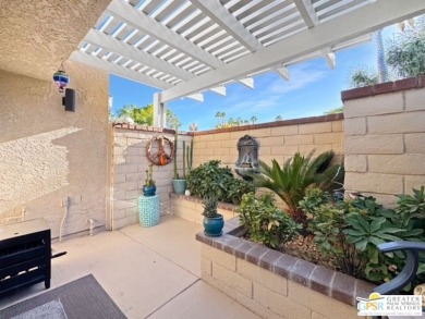 Relax... your search is over!  One level, end-unit living on a on Cathedral Canyon Golf and Tennis Club in California - for sale on GolfHomes.com, golf home, golf lot