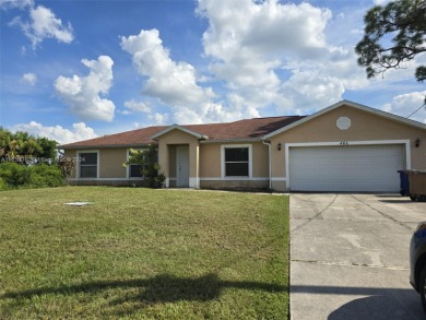 NO HOA , everyone qualifies This house backs up to a canal and on Mirror Lakes Golf Club in Florida - for sale on GolfHomes.com, golf home, golf lot