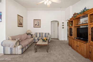 Welcome to this beautifully maintained 2 bedroom, 2 bath + Den on Lone Tree Golf Club in Arizona - for sale on GolfHomes.com, golf home, golf lot