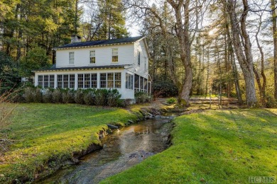 Internet Remarks: Sought-after 1900's style original farmhouse on Highlands Country Club in North Carolina - for sale on GolfHomes.com, golf home, golf lot