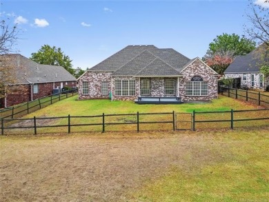 Upon walking into this wonderful home you are greeted with an on Bailey Ranch Golf Club in Oklahoma - for sale on GolfHomes.com, golf home, golf lot