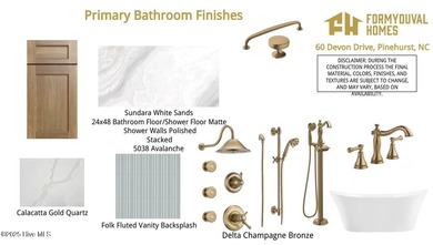 One of a kind, NEW CONSTRUCTION by local builders, Formyduval on Pinewild Country Club of Pinehurst in North Carolina - for sale on GolfHomes.com, golf home, golf lot