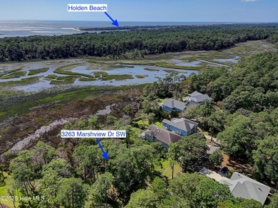 LOOK! This is a Rare Find! A Marsh front homesite in an amenity on Lockwood Folly Country Club in North Carolina - for sale on GolfHomes.com, golf home, golf lot
