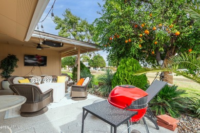 Enjoy easy living in this charming 2-bedroom Gemini home with a on Sun City Country Club in Arizona - for sale on GolfHomes.com, golf home, golf lot