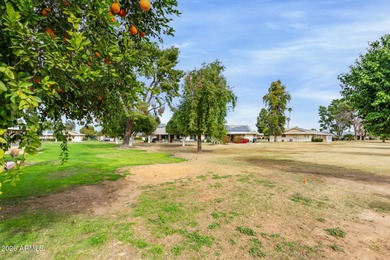 Enjoy easy living in this charming 2-bedroom Gemini home with a on Sun City Country Club in Arizona - for sale on GolfHomes.com, golf home, golf lot