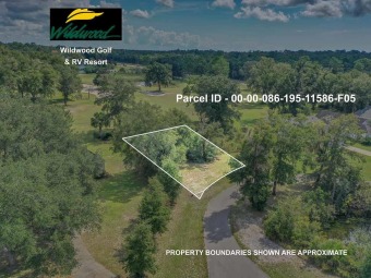 Golf course front lot just minutes from the river and beaches! on Wildwood Country Club in Florida - for sale on GolfHomes.com, golf home, golf lot