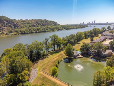 Resort-like property with views of AR River and bluffs. Fishing on Rebsamen Park Golf Course in Arkansas - for sale on GolfHomes.com, golf home, golf lot