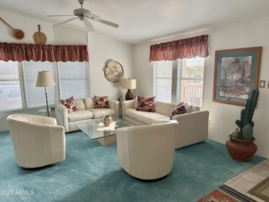 Immaculately well taken care of 1680 Sq. ft., 2 Bdrm. 2 bath on Paradise Peak Golf Course in Arizona - for sale on GolfHomes.com, golf home, golf lot