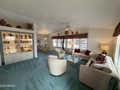 Immaculately well taken care of 1680 Sq. ft., 2 Bdrm. 2 bath on Paradise Peak Golf Course in Arizona - for sale on GolfHomes.com, golf home, golf lot