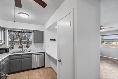 Charming Sun City home in a 55+ community! Enjoy a bright great on Sun City South Golf Course in Arizona - for sale on GolfHomes.com, golf home, golf lot