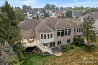 All brick custom built 4500 sqft  5 bedroom, 3.5 bath walk-out on Stone Water Country Club in Michigan - for sale on GolfHomes.com, golf home, golf lot